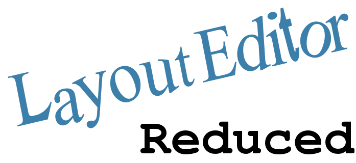LayoutEditor Reduced
